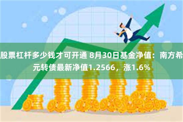 股票杠杆多少钱才可开通 8月30日基金净值：南方希元转债最新净值1.2566，涨1.6%